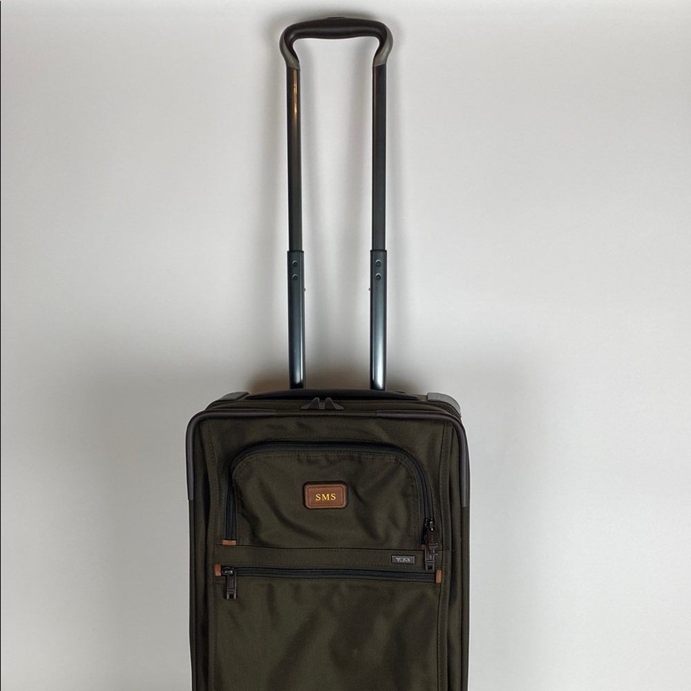 Tumi Alpha 2 Brown Carry-On Rolling Suitcase